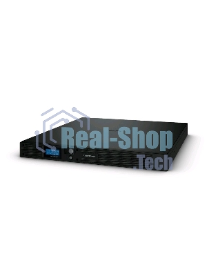 Источник бесперебойного питания CyberPower PR1000ELCDRT1U/1000 ВА/800 Вт/USB/RS-232/EPO/SNMPslot/6 x IEC 320 C13 (компьютерная)