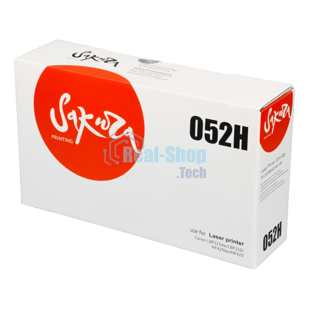 Картридж лазерный Sakura CRG052H для Canon i-SENSYS LBP212/214/215, i-SENSYS MF421/426/428/429, черный, 9 200 к.