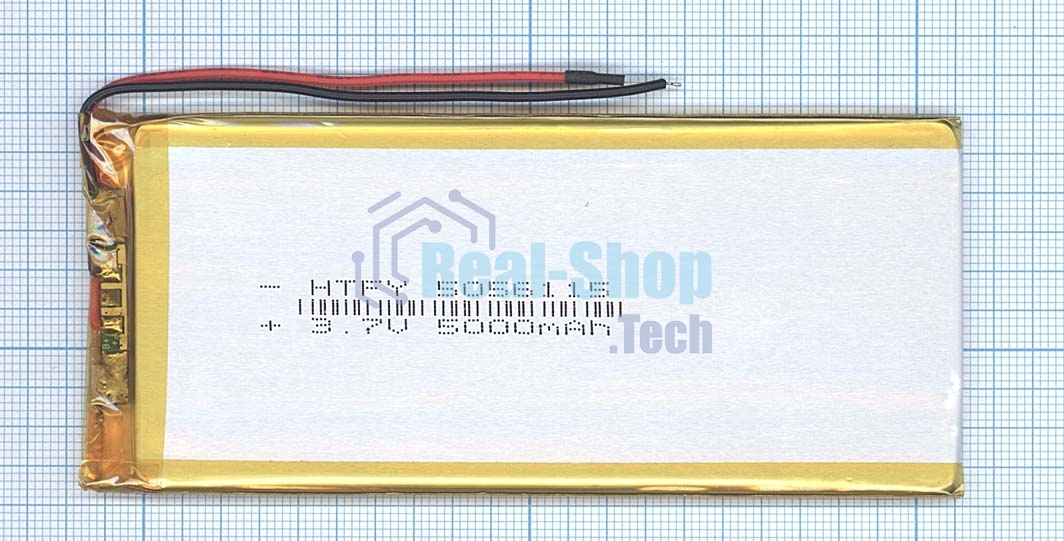 Аккумулятор Li-Pol (батарея) 5x56x115мм 2pin 3.7V/5000mAh
