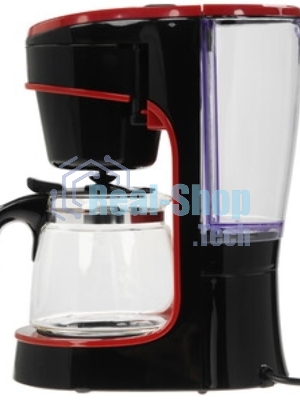 Кофеварка капельная SUPRA CMS-0655 черный/красный, исп. кофе - молотый, 720 мл, 750 Вт.