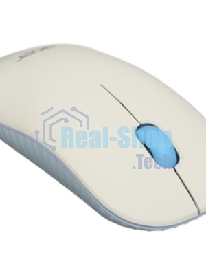Мышь беспроводная Acer OMR205 белый/голубой, 1200 dpi, радиоканал, USB, кнопки - 3
