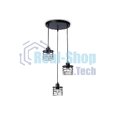 Светильник Ambrella light TR8081/3 BK черный E27*3 max 40W D372*1170