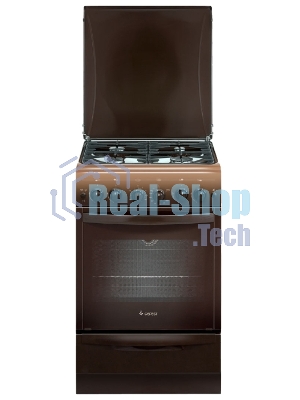Плита газовая Gefest 5100-02 0001 коричневый, конфорок 4 газовых, духовка 52 л, 50 см x 85 см x 58.5 см