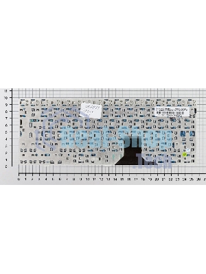 Клавиатура для ноутбука Asus U1 U1F U1E серебристая