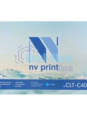 Картридж лазерный NVPrint совместимый Samsung CLT-C406S Cyan для CLP-360/365/368/CLX-3300/3305 (1000k)