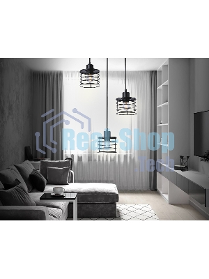 Светильник Ambrella light TR8081/3 BK черный E27*3 max 40W D372*1170