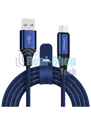 Кабель Crown USB - USB Type-C CMCU-3103C blue