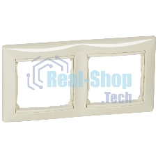 Рамка 2-м Valena горизонт. сл. кость (DIY-упак.) Legrand 695632