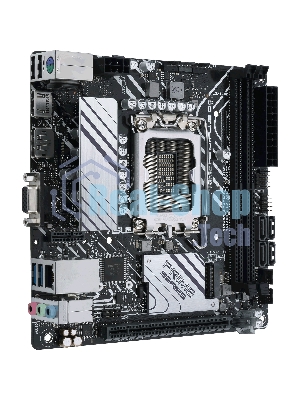 Материнская плата ASUS PRIME H610I-PLUS D4-CSM, LGA 1700, Intel H610, 2xDDR4, 4xSATA, 1xM.2 PCIe 3.0 x4, 1xPCIe 4.0 x16, 1xHDMI, 1xDP, 1xVGA, 2xUSB-A 3.2 Gen 1, 2xUSB-A 2.0, 1x 1Gb LAN, 3x3.5 мм, 7.1, Mini-ITX