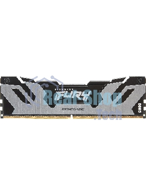 Оперативная память Kingston Fury Renegade, DDR5, 64Gb (2x32Gb), 6400MHz, CL32, DIMM, радиатор, серебристый/черный