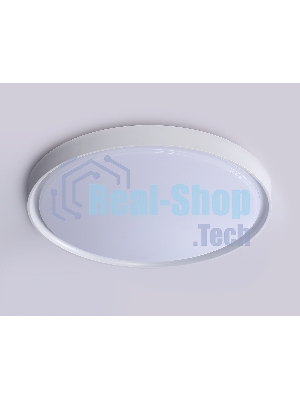 Потолочный светодиодный светильник Ambrella light FZ1246 WH белый IP54 12W 5000K D240*60 (Без ПДУ)