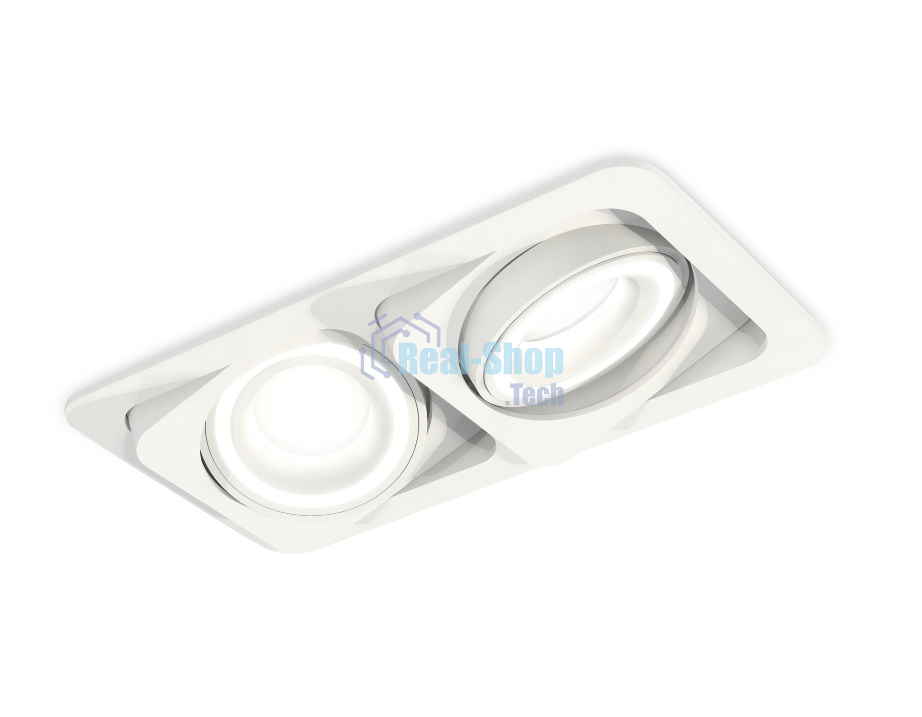 Комплект встраиваемого поворотного светильника Ambrella light XC7663080 SWH/FR белый песок/белый матовый MR16 GU5.3 (C7663, N7110)