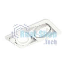 Комплект встраиваемого поворотного светильника Ambrella light XC7663080 SWH/FR белый песок/белый матовый MR16 GU5.3 (C7663, N7110)