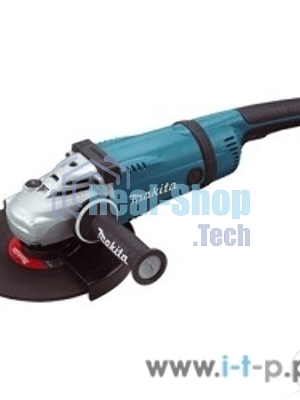 Шлифовальные машины Makita GA9030SF01 УШМ,ф230мм, 2400Вт,6600об\м,5.1кг,кор,суперфланец,плавный пуск,антивиб рукоятка