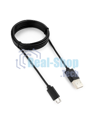 Кабель USB2.0 Pro Cablexpert CC-mUSB2-AMBM-6, AM/microBM 5P, 1.8м, экран, черный, пакет