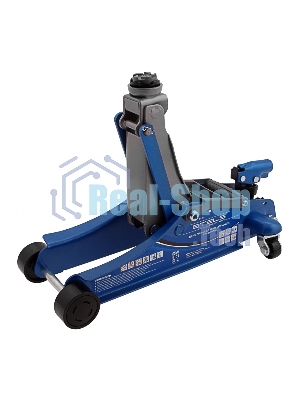 Домкрат Stels 51131 гидравлический подкатной поворотная рукоятка 2т low profile 100-350 мм