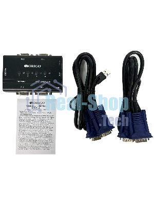 KVM-переключатель ORIGO OKVM4U/A1A, 4-портовый, с портами VGA и USB
