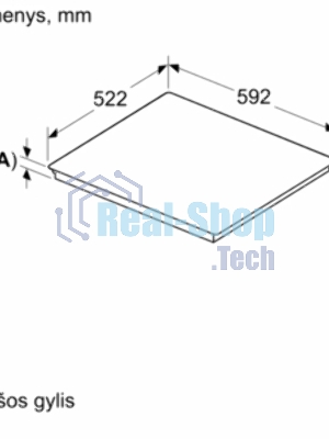 Индукционная варочная панель Bosch PIE631HB1E черный