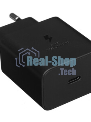 Сетевое зарядное устройство Samsung 45W (USB Type-C порт, кабель USB Type-C в комплекте), черное