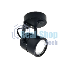 Накладной поворотный светильник Ambrella light TA102 BK черный GU10 D80*130*D60
