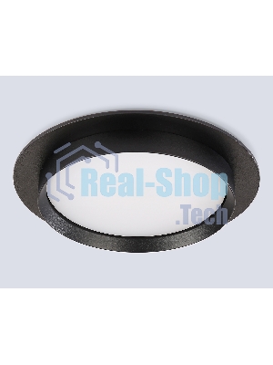 Светильник встраиваемый TU5015 BK черный IP20 GX70 D150*45