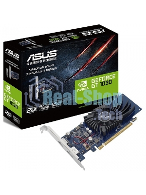 Видеокарта Asus GT1030-2G-BRK nVidia GeForce GT 1030 2048Mb 64bit GDDR5 1228/6008/HDMIx1/DPx1/HDCP PCI-Elow profile Ret