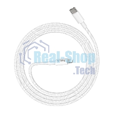 Кабель Type-C HOCO X56 для Lightning, PD20, 3.0A, 1м, белый