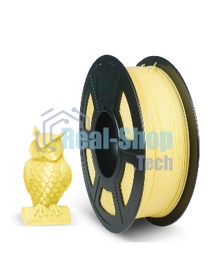 Филамент NVPrint PLA+ Lemon Yellow для 3D печати диаметр 1.75мм длина 330 метров масса 1 кг