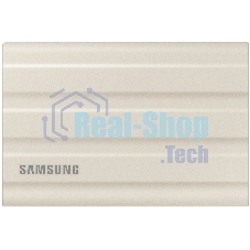 Внешний SSD Samsung T7 Shield, 1TB, USB 3.2 Gen 2 Type-C, R/W 1050/1000, бежевый