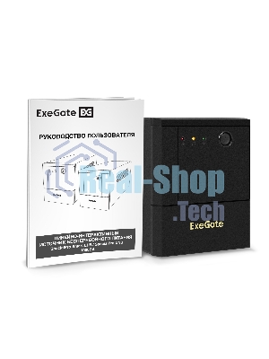 Источник бесперебойного питания ExeGate SpecialPro UNB-1000.LED.AVR.8C13 (1000VA/700W, LED, AVR, 8*C13, батарея 12V 7.2Ah - 2 шт., металлический корпус, Black)