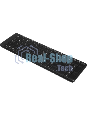 Комплект клавиатура+мышь Logitech MK220 беспроводной, USB, 1000 DPI, чёрный