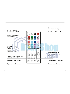 Контроллер GS11251 RGB 6A 12V 72W/ 24V 144W (ПДУ ИК CR2025)