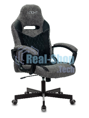 Кресло Бюрократ VIKING 6 KNIGHT B FABRIC черный, ткань, 120 кг, механизм качания