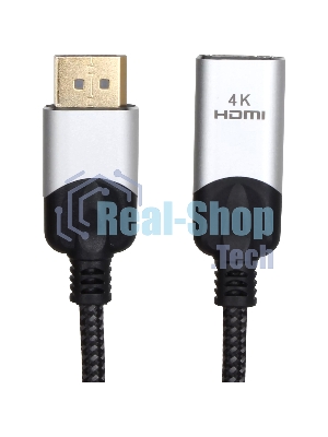Кабель VCOM DisplayPort TO HDMI 4K 0.15 M CG621M-0.15