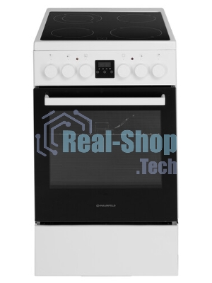 Плита электрическая Maunfeld MEC57CW08TD белый, конфорок 4 шт, духовка 59 л, 50 см x 85 см x 60 см