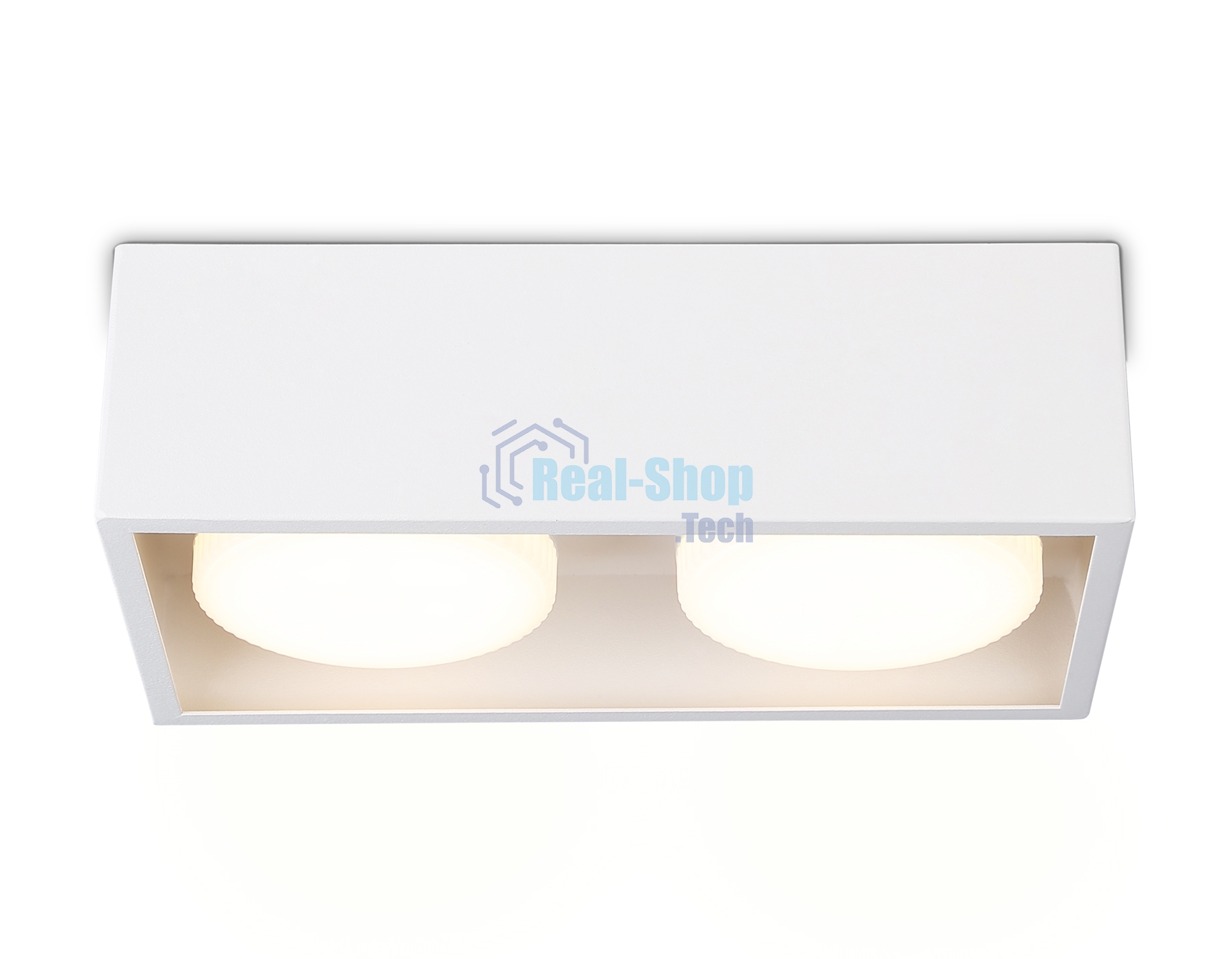 Светильник накладной TN70828/2 WH белый GX53/2 max 12W 200*100*60