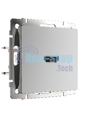 Розетка HDMI (серебряный)