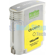Картридж струйный Cactus CS-C4913 №82 желтый (72 мл) для HP Design Jet 500/800C