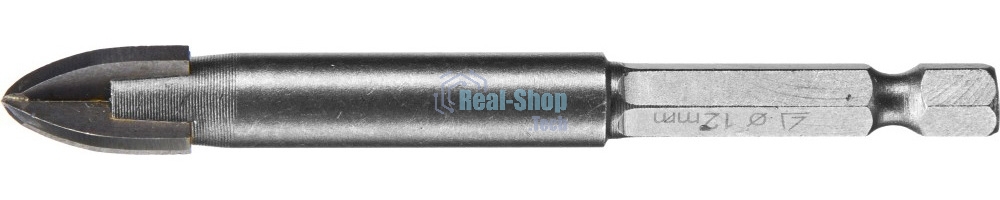 Сверло по плитке STAYER PROFI 2985-12_z01 с 4-мя режущими лезвиями d12мм
