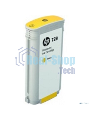 Картридж струйный HP 728 с желтыми чернилами для принтеров Designjet, 130 мл