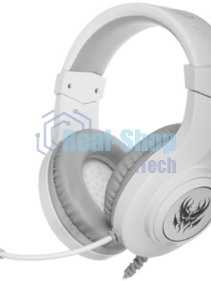 Гарнитура Defender Ghost LED белый, проводная, USB / 2 x mini jack 3.5 мм, подсветка