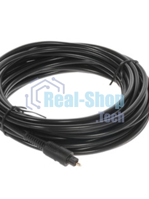 Кабель оптический Cablexpert CC-OPT-10M-N, Toslink 2xODT M/M, 10м, черный, пакет