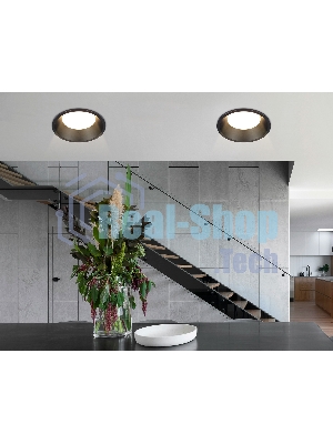 Светильник Ambrella light TN51814 BK черный GX53 max 15W D105*36