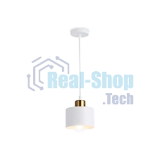 Светильник Ambrella light TR8112 WH/BS белый/латунь E27 max 40W D120*940