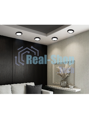 Светильник встраиваемый TU5015 BK черный IP20 GX70 D150*45