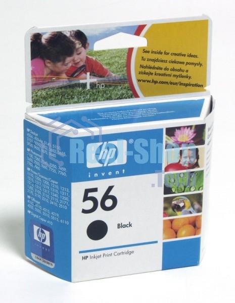 Картридж струйный HP №56 C6656AE черный для HP PCS 2100/DJ 5550/450/PS 7150/7350/7550 (520 стр.)