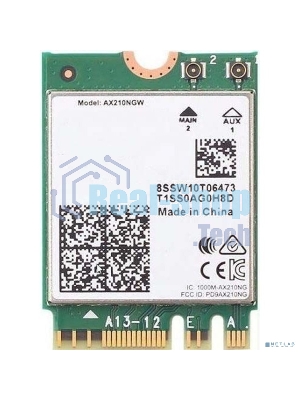 Плата сетевого контроллера Intel Wi-Fi 6E AX210 (Gig+), 2230, 2x2 AX R2 (6GHz)+BT, No vPro, 999M85