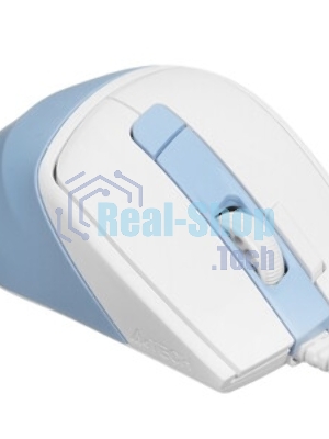 Мышь проводная A4Tech Fstyler FM45S Air голубой/белый, 2400 dpi, USB, кнопки - 7