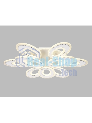 Потолочный светодиодный светильник FA8933/6+3 WH/CH белый/хром 255W 3000K-6400K 740*660*120 (ПДУ РАДИО 2.4G)