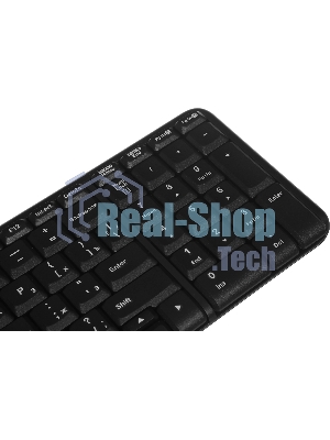 Комплект клавиатура+мышь Logitech MK220 беспроводной, USB, 1000 DPI, чёрный